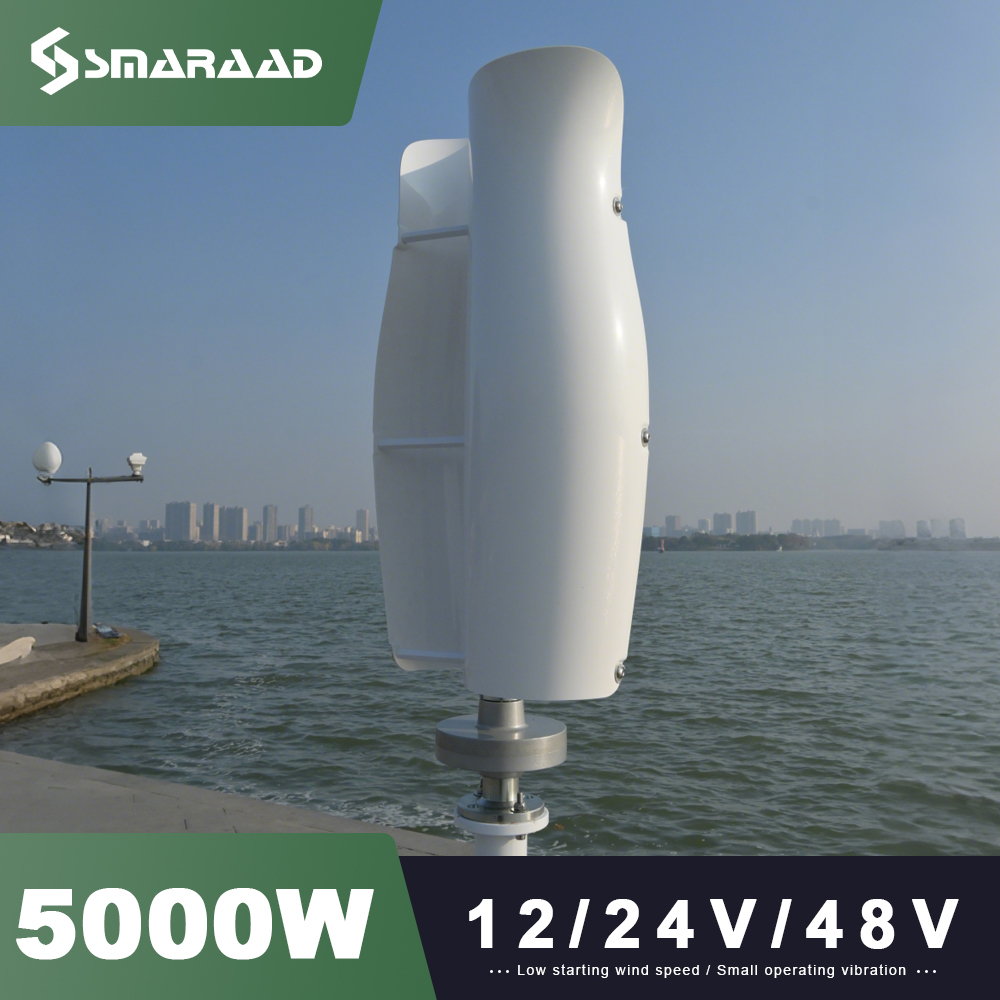Urban Farming Vertical - Turbine éolienne verticale à fleurs 5000W,