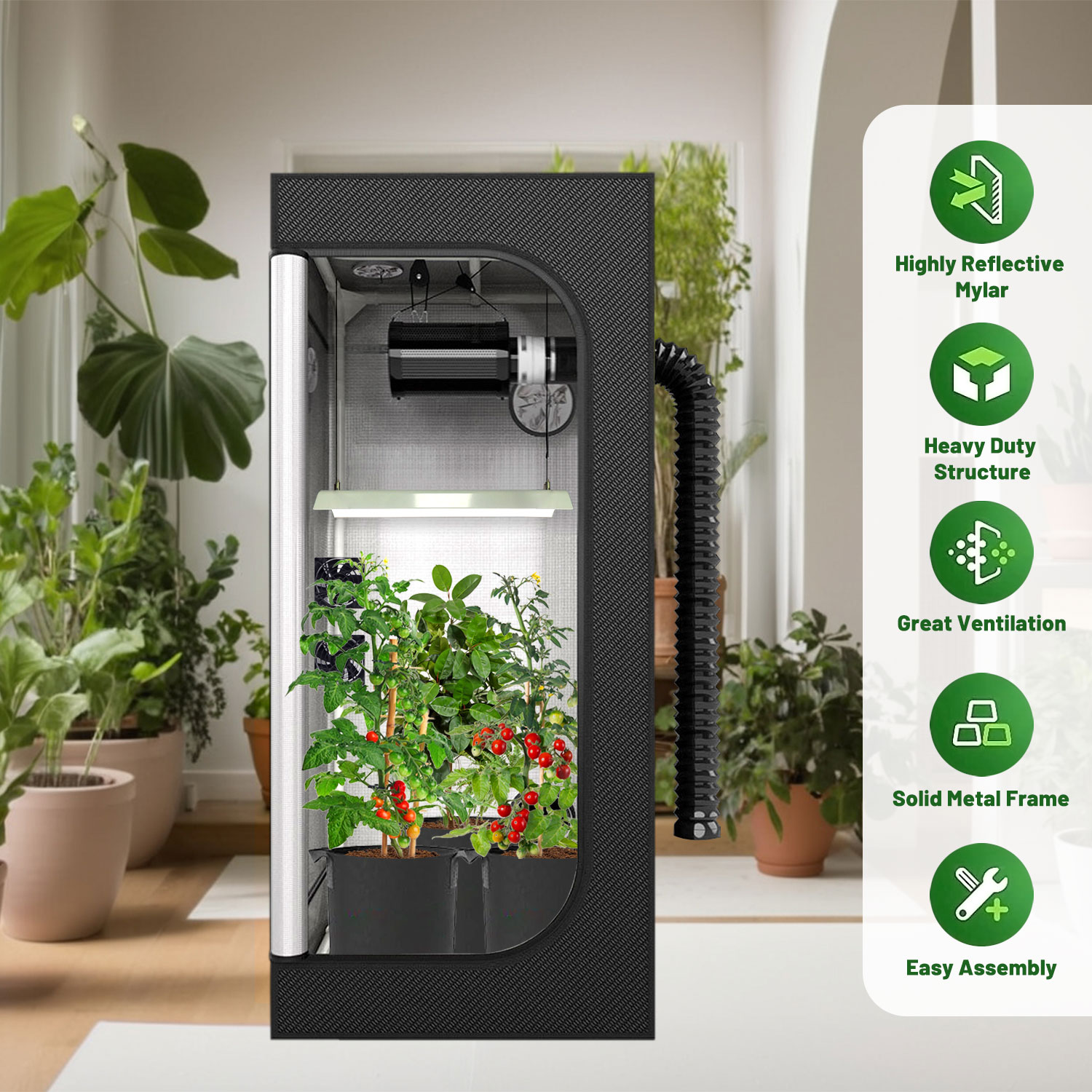 Kit complet de tente de cultur - Grow Tent 4X4 avis et prix