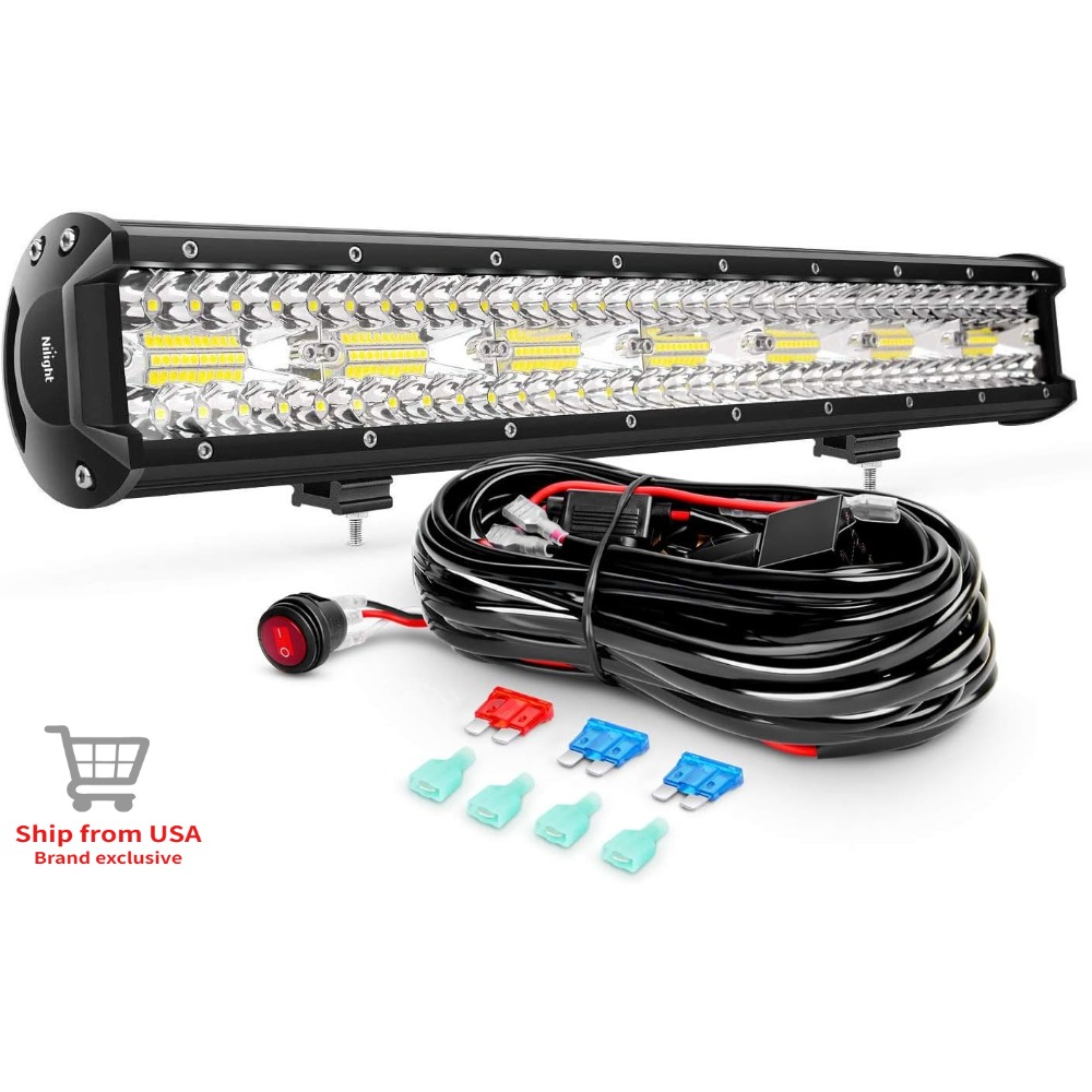 Barre lumineuse LED Nilight 20 - Flood Tray Table avis et prix