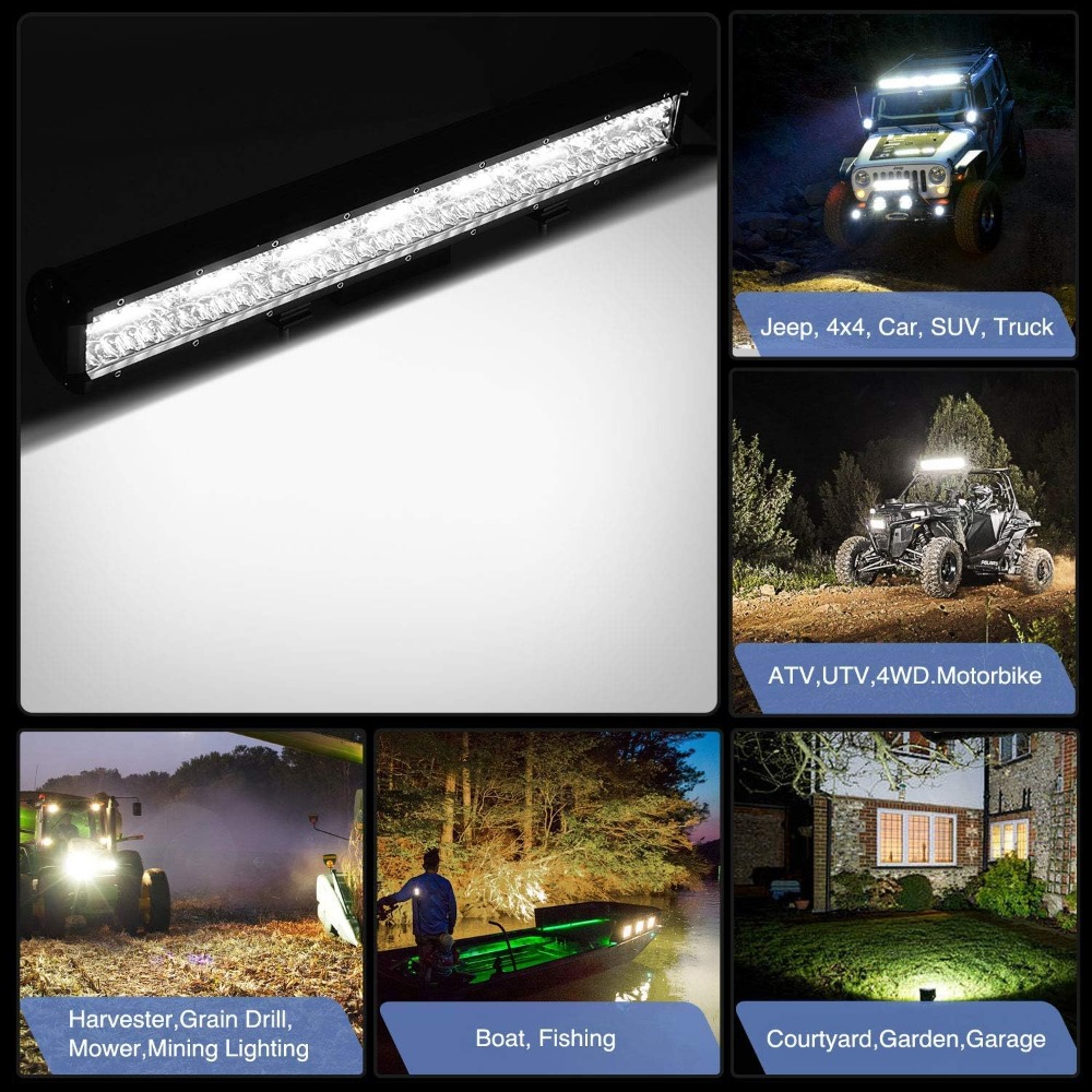 Barre lumineuse LED Nilight 20 - Flood Tray Table avis et prix